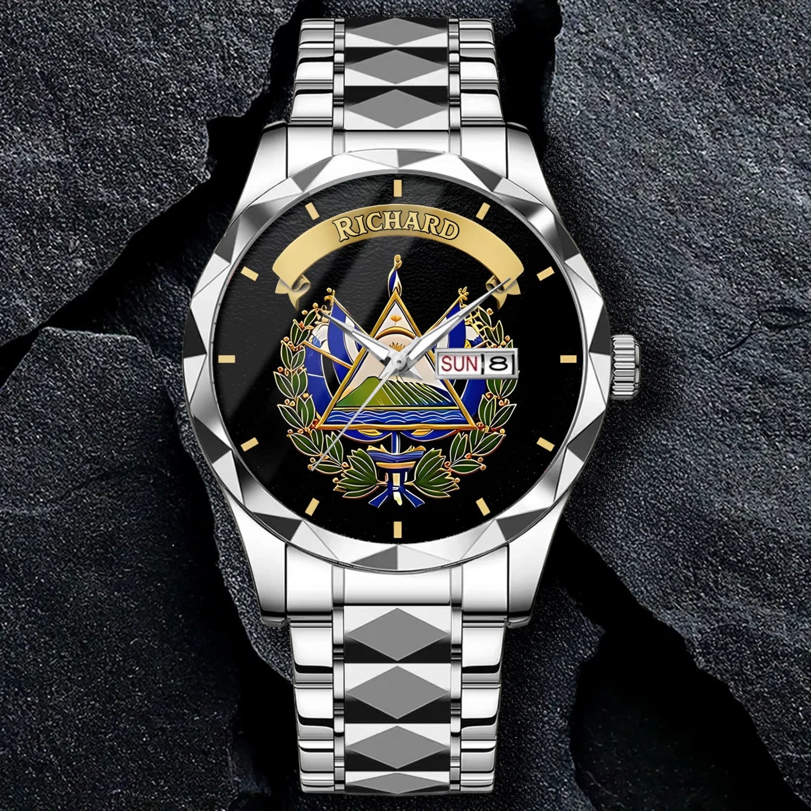 Personalized El Salvador Pride Watch