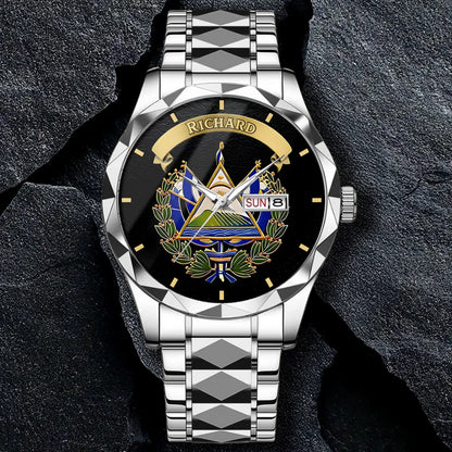 Personalized El Salvador Pride Watch