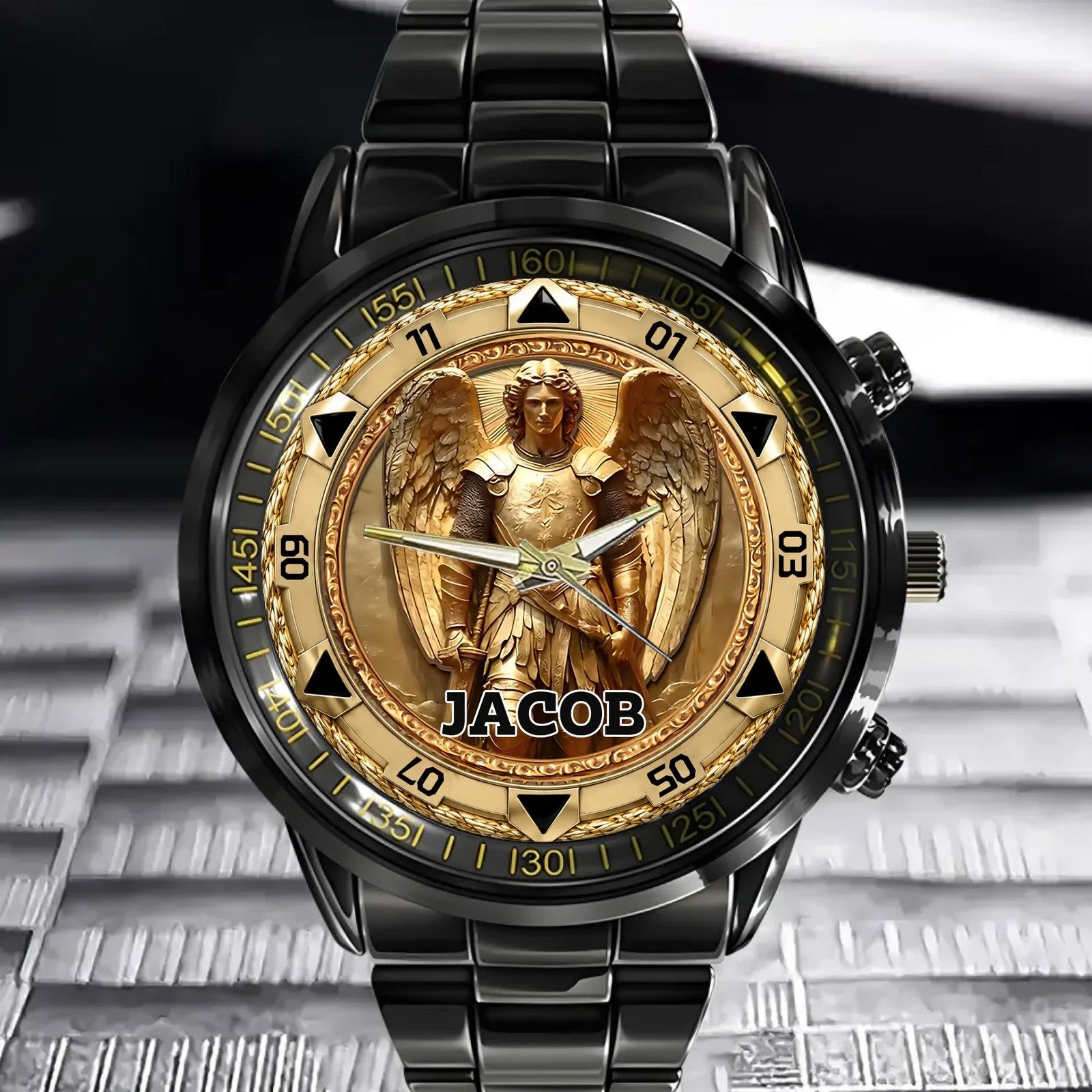 Personalized St. Michael Archangel Watch