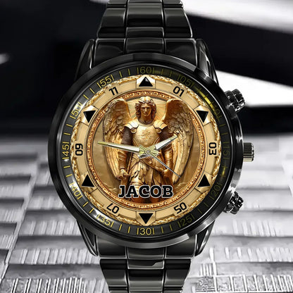 Personalized St. Michael Archangel Watch