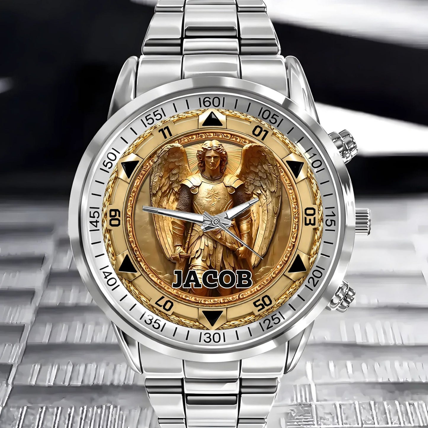 Personalized St. Michael Archangel Watch
