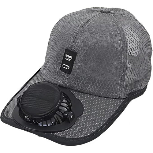 Solar Powered Cooling Fan Hat