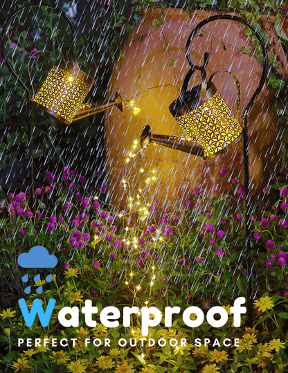 Floating LED Watering Can Solar Garden Light